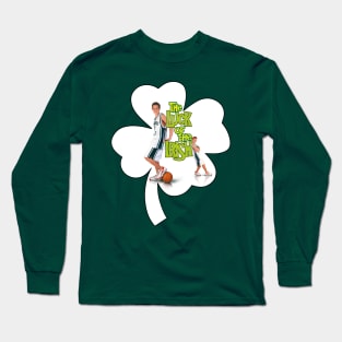 Luck of the Irish Four Leaf Clover Long Sleeve T-Shirt